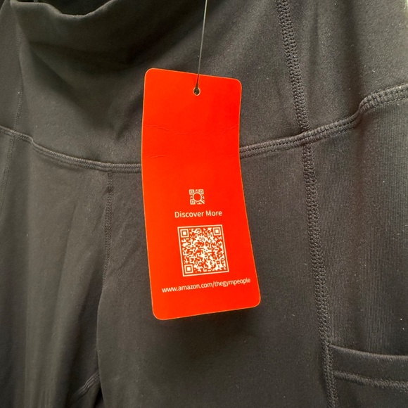 The Gym People Thick High Waist Yoga Pants Tummy Control Workout Yoga Leggings M - Picture 6 of 10